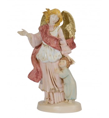 Guardian angel with boy (880C) porcelain type 31 cm.