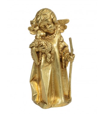 Angel with sheep (562) gold leaf 20,5 cm.