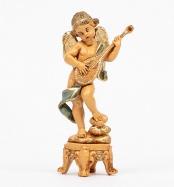 Angel with mandolin (64) 16 cm.