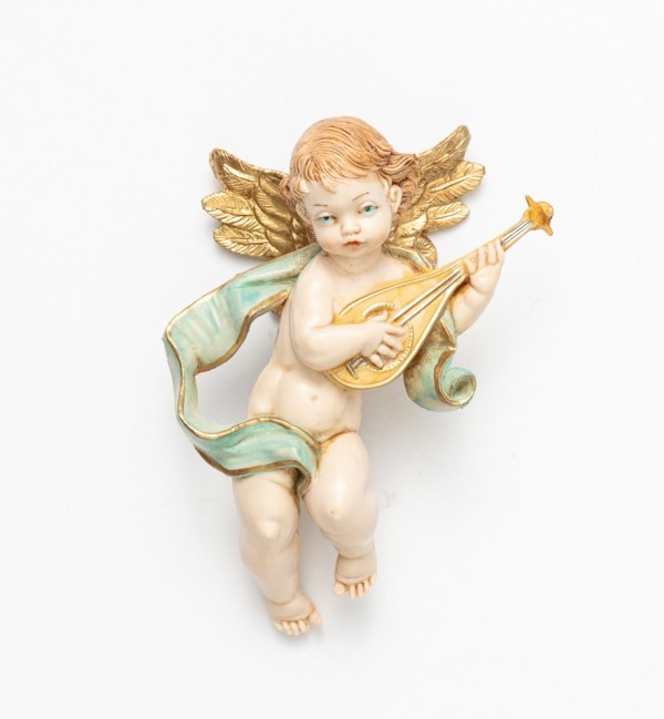 Angel with mandolin (65) porcelain type 11 cm.