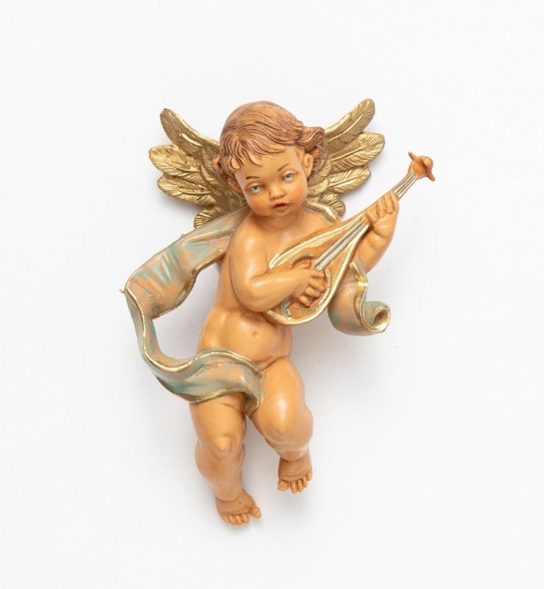Angel with mandolin (65) 11 cm.