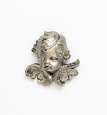 Angel head (68) silver type 11 cm.