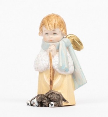 Angel with dog (144) porcelain type 10,5 cm.