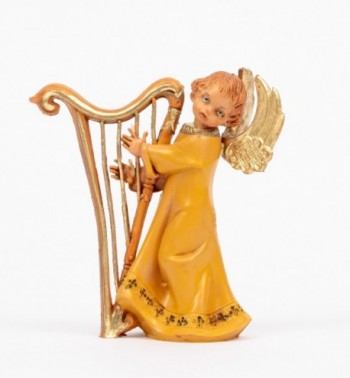 Angel with harp (161) 12 cm.