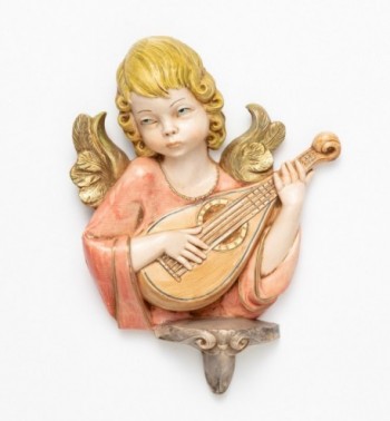 Angel with mandolin (168) porcelain type 20 cm.
