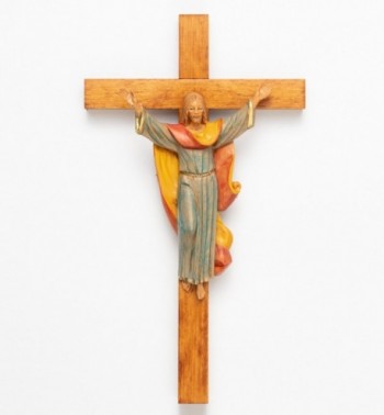 Risen Christ on Cross (172) 30x17 cm.