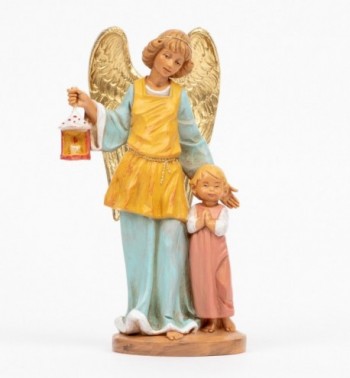 Guardian angel with girl (174R) 17 cm.