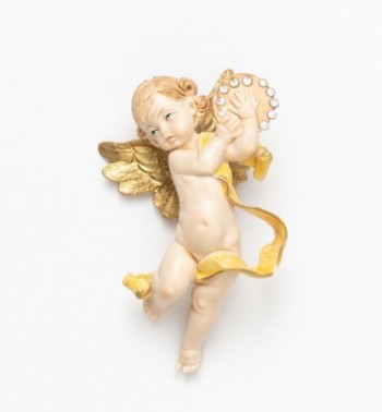 Angel with tambourine (266) porcelain type 11 cm.