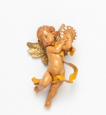 Angel with tambourine (266)11 cm.