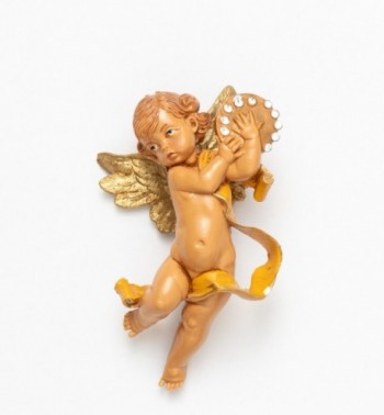 Angel with tambourine (266)11 cm.