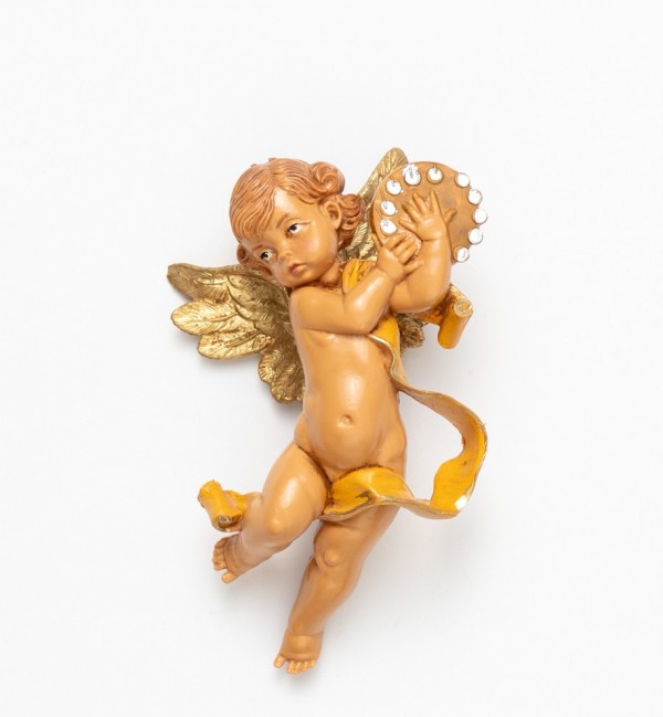 Angel with tambourine (266)11 cm.