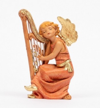 Angel with harp (361) 15 cm.