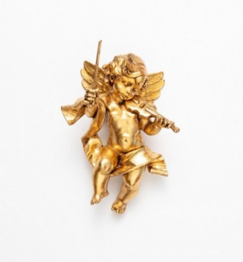 Angel with violin (366) gold leaf 22 cm.