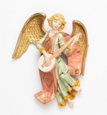 Angel with mandolin (367) porcelain type 21 cm.