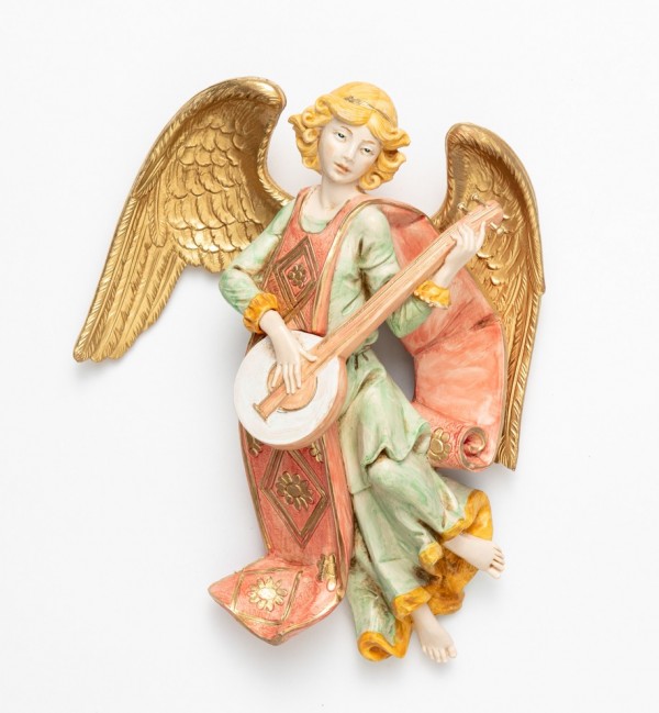 Angel with mandolin (367) porcelain type 21 cm.