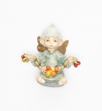 Angel with fruit (382) porcelain type 9 cm.