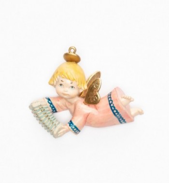 Angel with accordion (385) porcelain type 9 cm.