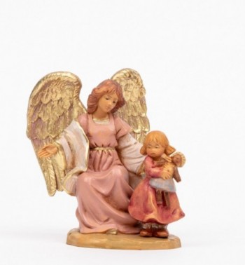 Angel with girl (394) 10 cm.