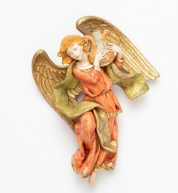 Angel with lyre (468) porcelain type 17 cm.