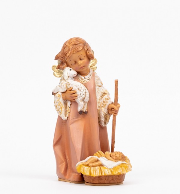 Angel with Jesus and lamb (562B) 20,5 cm.