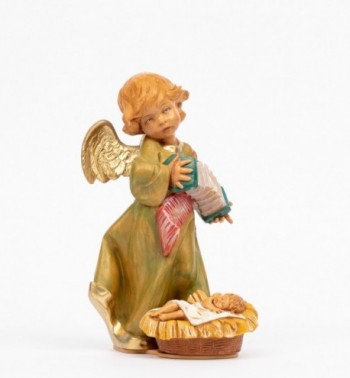 Angel with Jesus and accordion (564B) 20,5 cm.