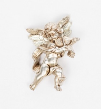 Angel with violin (566) silver leaf 17 cm.