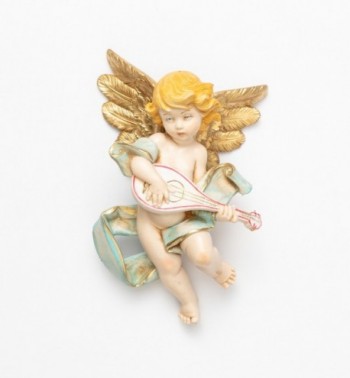 Angel with mandolin (567) porcelain type 17 cm.