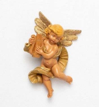 Angel with lyre (568) 17 cm.