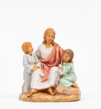 Christ with children (592) 12 cm.