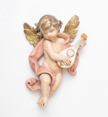 Angel with mandolin (666) porcelain type 36 cm.