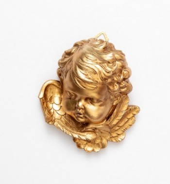 Right angel head (680) gold leaf 19 cm.