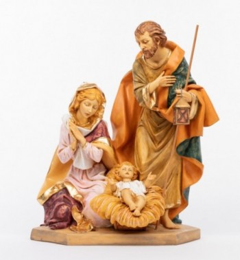 Holy family in resin (693) 65 cm.