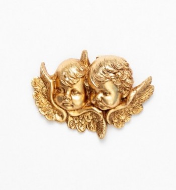 Angel heads (878) gold leaf 8x11 cm.