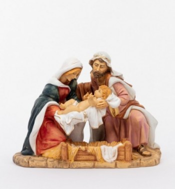 Holy family in resin (893) 36 cm.