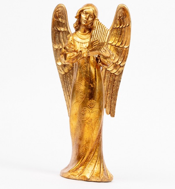 Angel with organ (968) gold leaf 30 cm.