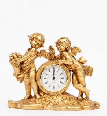 Clock (1005) gold leaf 19X23 cm.