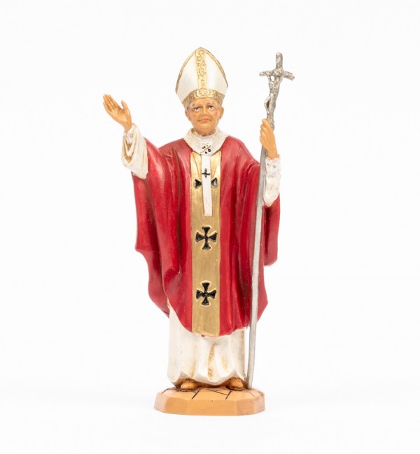 Pope John Paul II (1116) red vest 18 cm.
