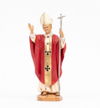 Pope John Paul II (1117) red vest 23 cm.
