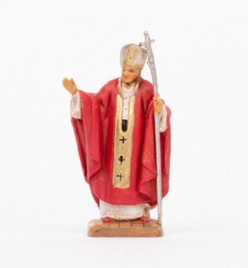 Pope John Paul II (1216) red vest 7 cm.