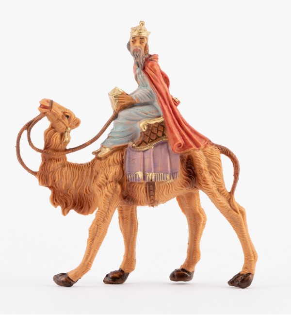 King on camel (86) for creche 6,5 cm.