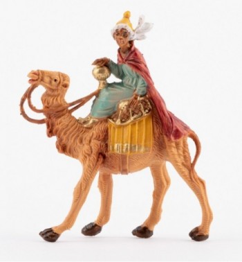 King on camel (88) for creche 6,5 cm.
