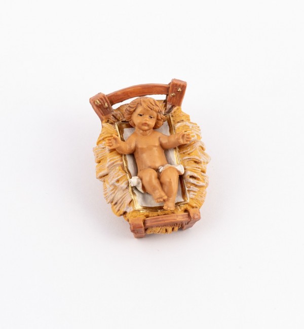 Child and crib for creche 9,5 cm.