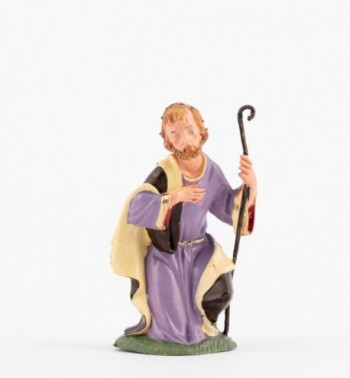 Saint Joseph for creche traditional colours 10 cm.