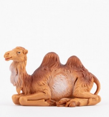 Sitting camel for creche traditional colours 10 cm.