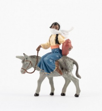 Shepherdess (240B) for creche traditional colours 10 cm.