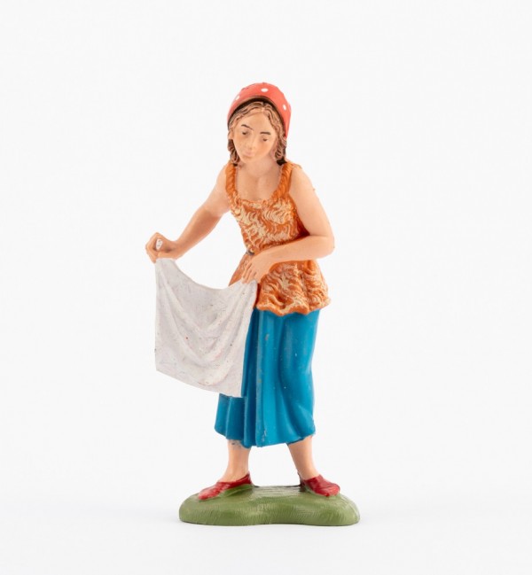 Shepherdess (138) for creche traditional colours 10 cm.