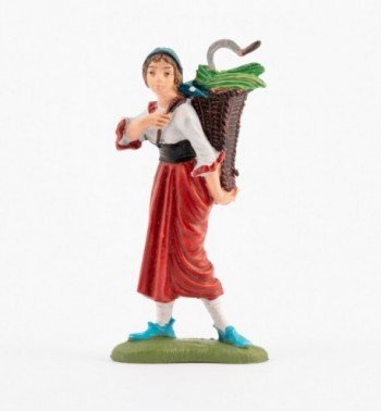 Shepherdess (193) for creche traditional colours 10 cm.