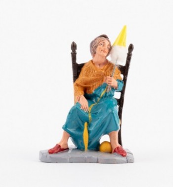 Shepherdess (206) for creche traditional colours 10 cm.