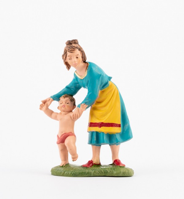 Shepherdess (208) for creche traditional colours 10 cm.