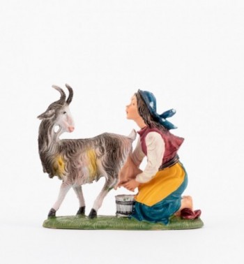 Shepherdess (213) for creche traditional colours 10 cm.